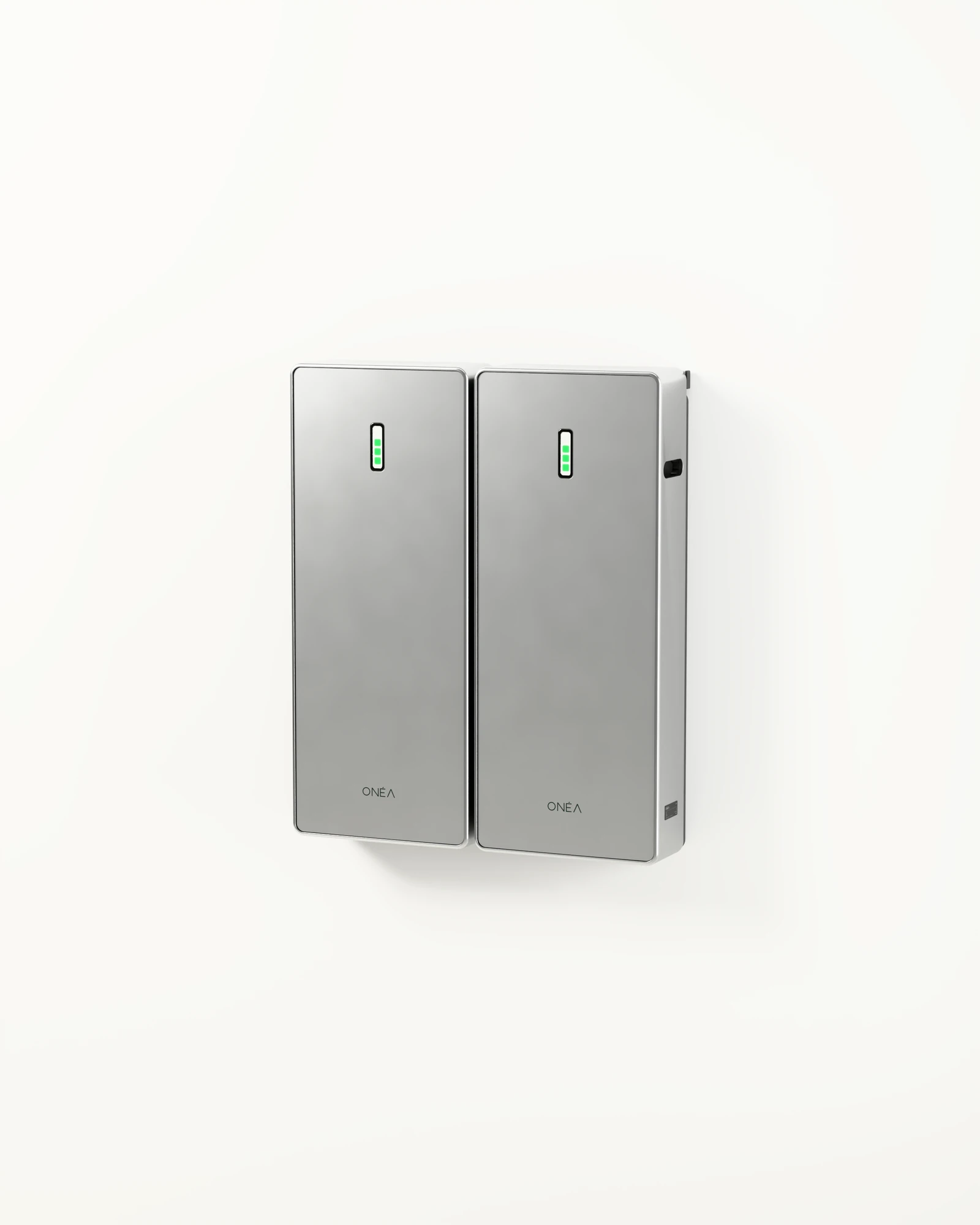 Two ONÉA BLOCK modules side by side on one rail.